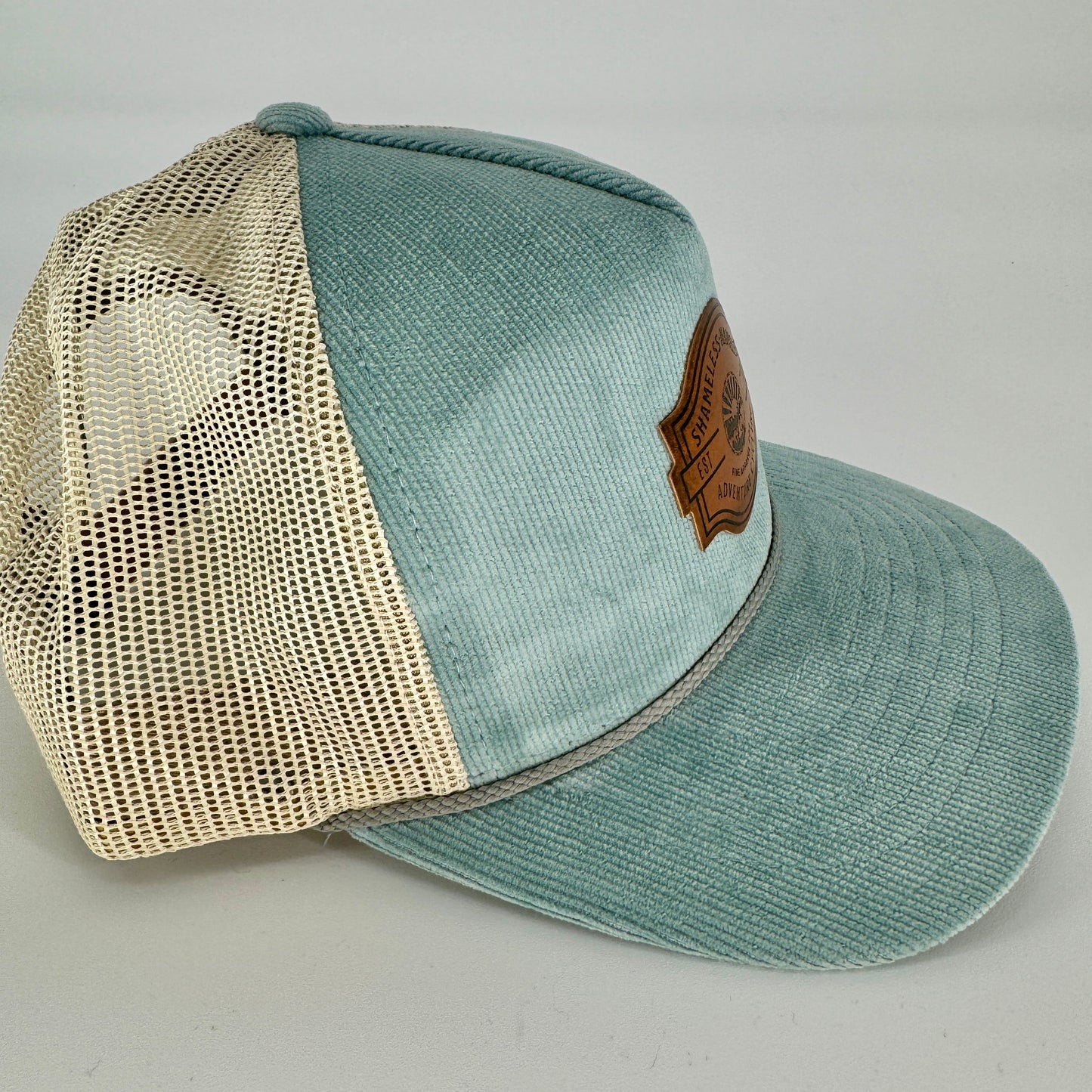 Leather Patched Trucker Hat